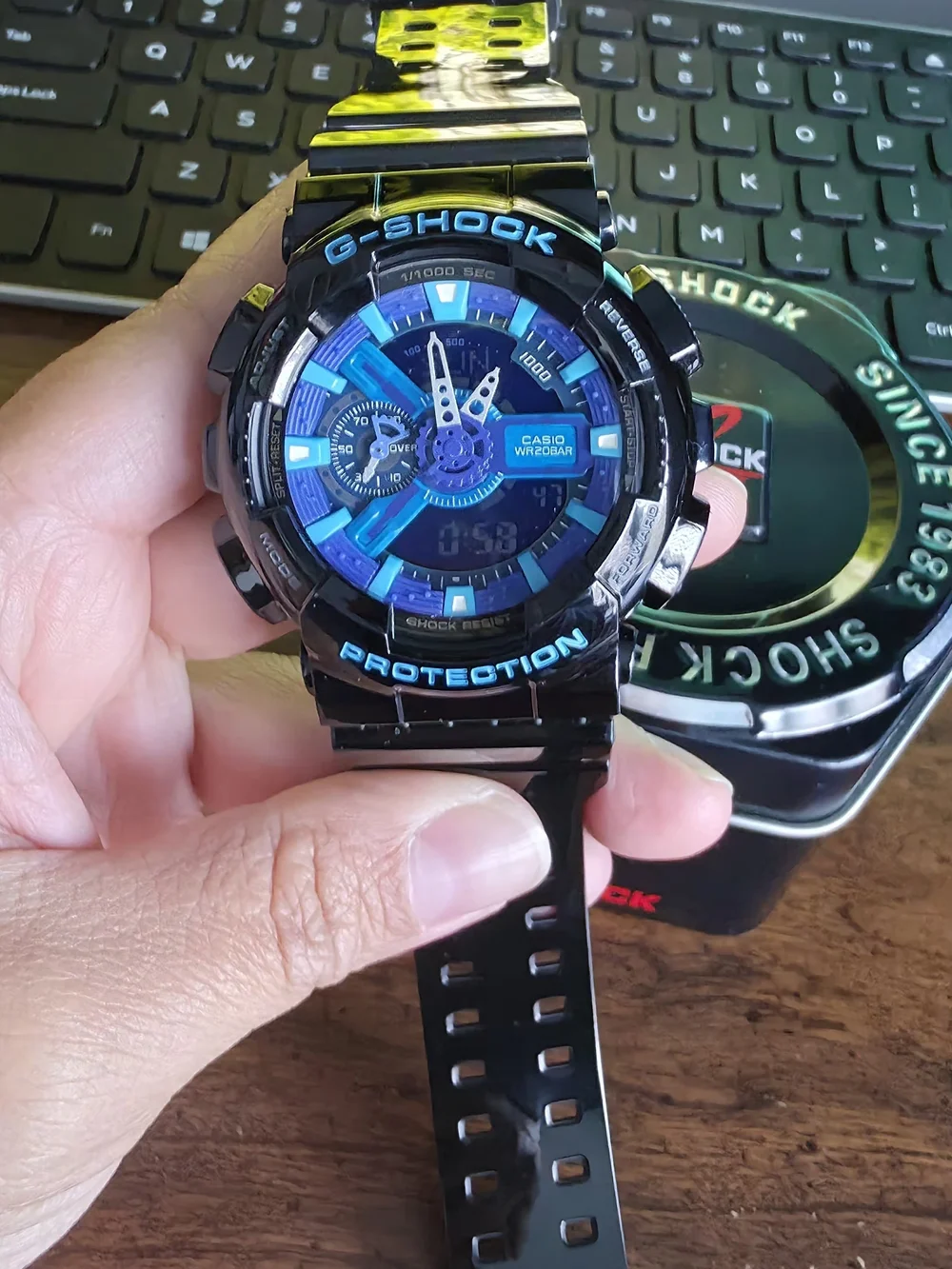 Casio G-Shock Glossy Black Watch 48mm Unisex NEW